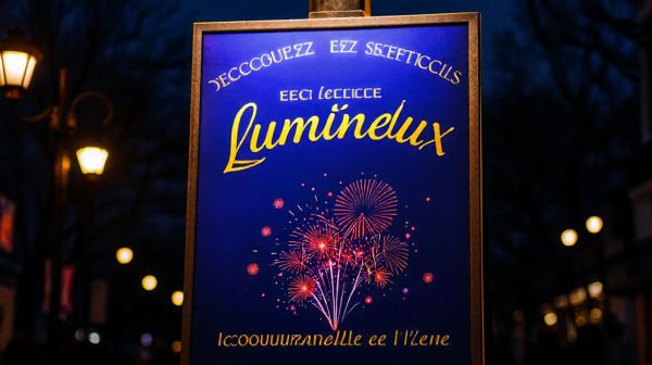 Découvrez les spectacles lumineux incontournables de l'année